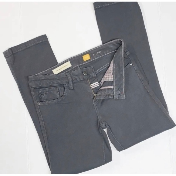 Pilcro & the Letterpress Anthropologie Sz 29 Stet Fit Gray Cropped Skinny Jeans - Picture 5 of 9